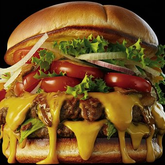 Hamburger, Lebensmittel, Burger