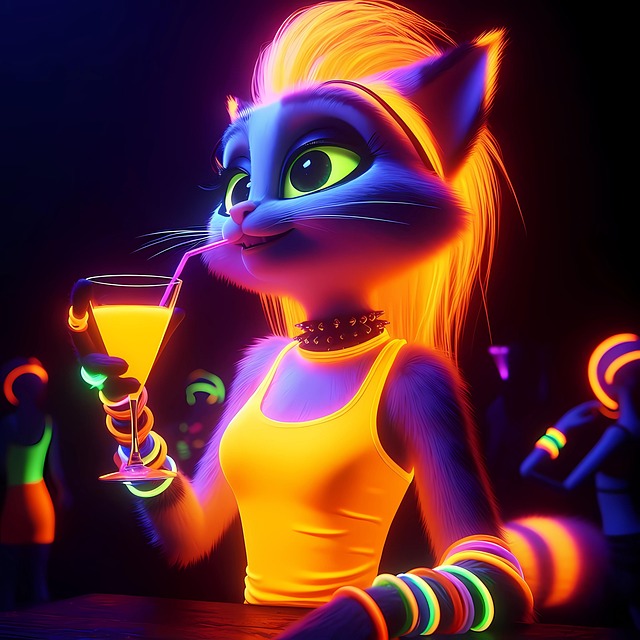 Ai Generiert, Katze, Mädchen