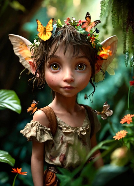 Download free HD stock image of Ai Generated Elfin Free ai generated elfin butterflies illustration