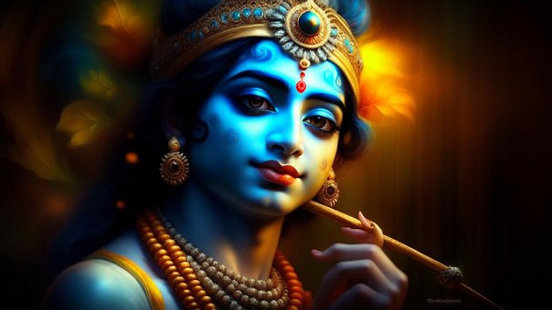 Fløjte, Krishna, Gud, Hinduisme