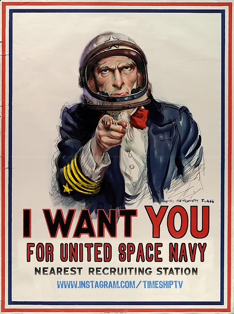 Free I Want You Recruitment Poster illustration and picture