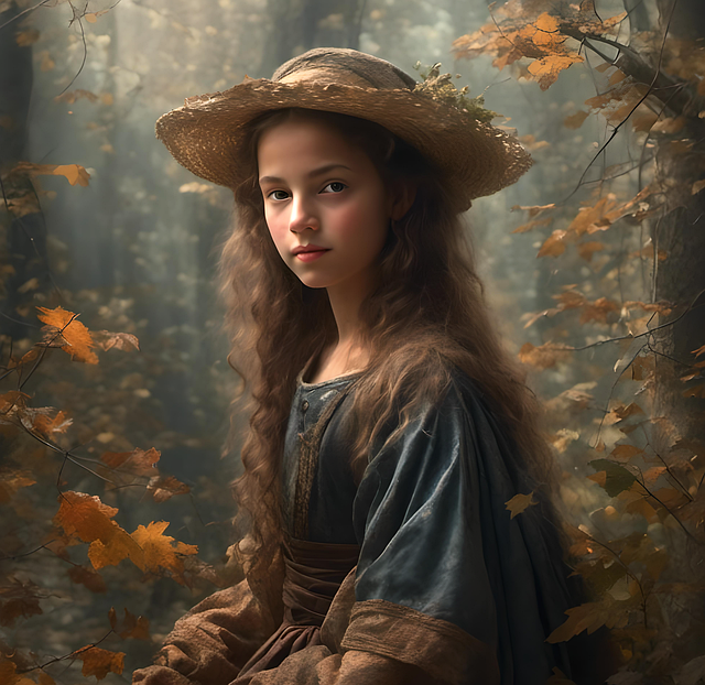 Free ai generated woman young illustration