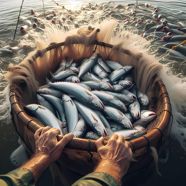 Free ai generated fishing fisherman illustration