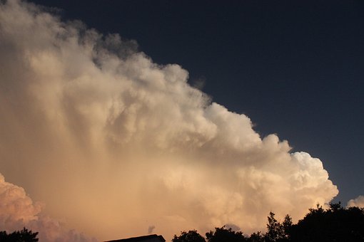 Tormenta, Cielo, Relámpago, Nubes