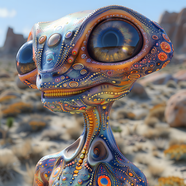 Download Ai Generated, Alien, Creature. Royalty-Free Stock Illustration ...