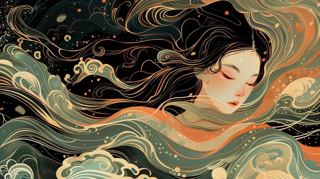 Free women backgrounds beauty illustration