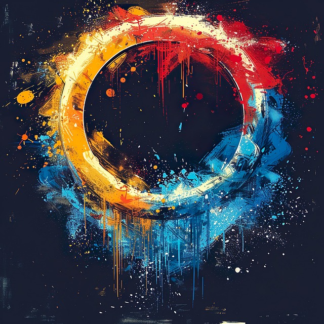 Free ai generated olympic ring ring illustration