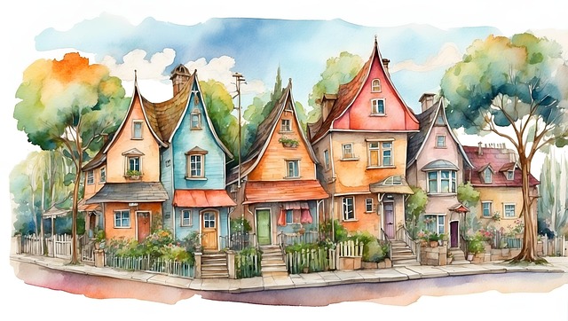 Download Whimsical, Village, City. Royalty-Free Stock Illustration ...