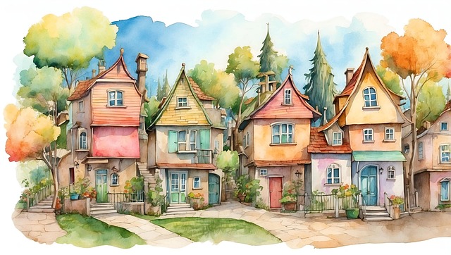 Download Whimsical, Village, City. Royalty-Free Stock Illustration ...
