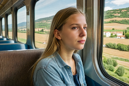 Concurso Euroverano, Niña, Tren