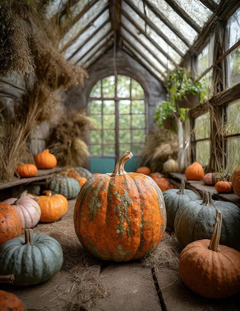 Free pumpkin autumn nature illustration