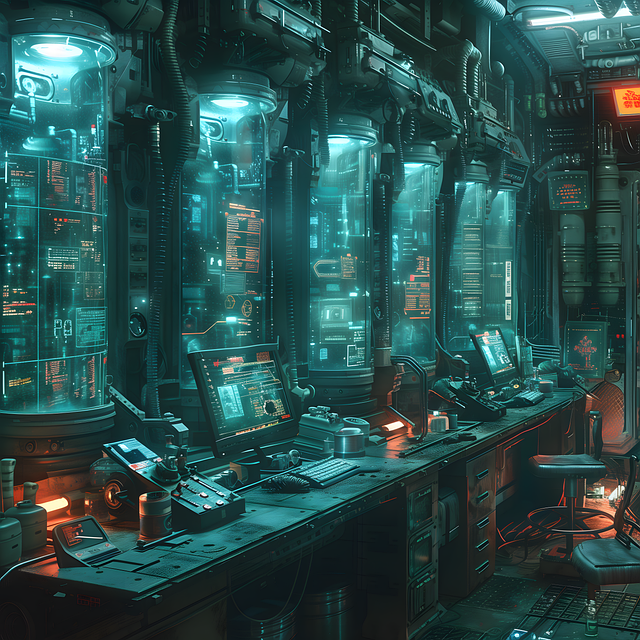 Free laboratory science research illustration