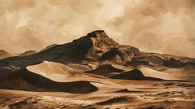 Deserto, Natureza, Panorama, Areia