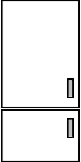 Free Refrigerator Fridge vector and picture