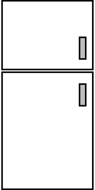 Free Refrigerator Fridge vector and picture