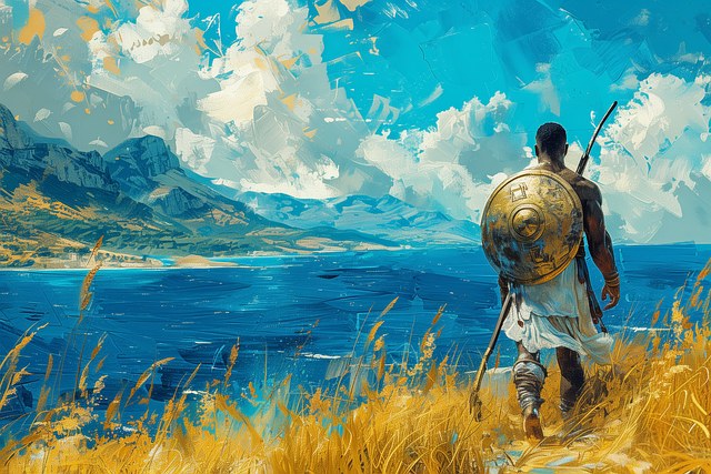 Free hercules warrior man illustration
