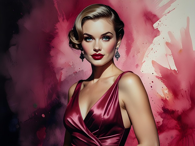 Free ai generated woman fashion illustration