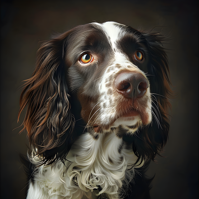 Free ai generated springer spaniel dog illustration