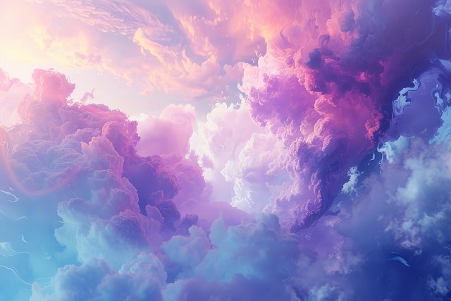 Free ai generated sky clouds illustration