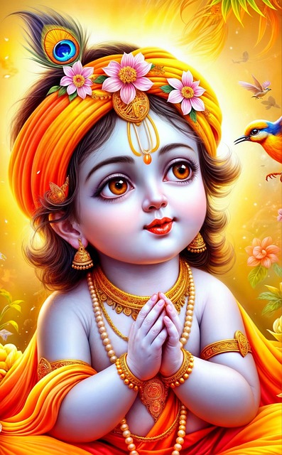 Free Ai Generated Krishna illustration and picture