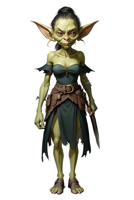 Download free HD stock image of Ai Generated Goblin Free ai generated goblin creature illustration