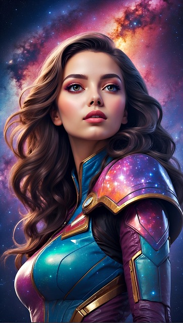 Free ai generated woman girl illustration