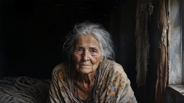 Ai Gegenereerd, Vrouw, Oude Vrouw