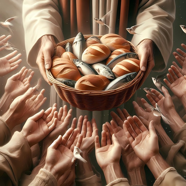 Download Gospel, Baskets, Hungry. Royalty-Free Stock Illustration Image ...