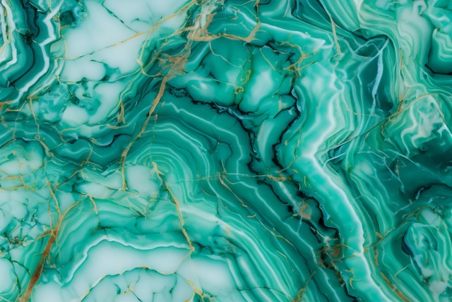Free blue green onyx illustration