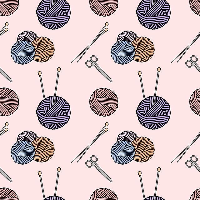Free pattern background wool ball vector
