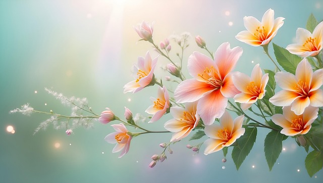 Download free HD stock image of Ai Generated Blossom Free ai generated blossom flower illustration