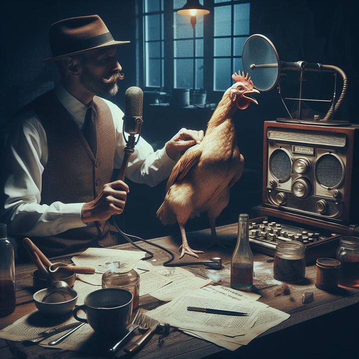 Download Ai Generated, Man, Rooster. Royalty-Free Stock Illustration ...