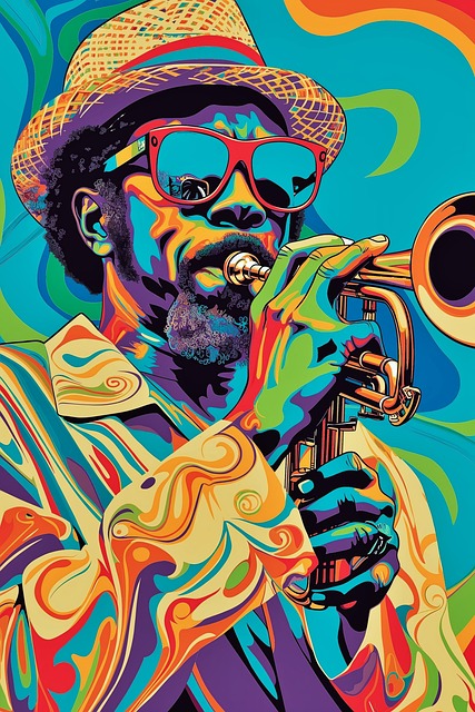 Free ai generated man retro illustration
