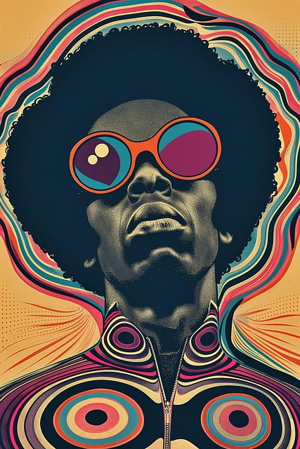 Ai Genereret, Mand, Retro, Pop, Afro