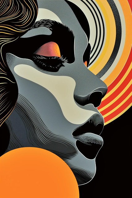Free ai generated retro pop illustration