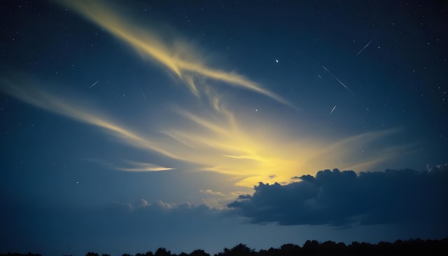 Free night sky digital art beautiful image illustration