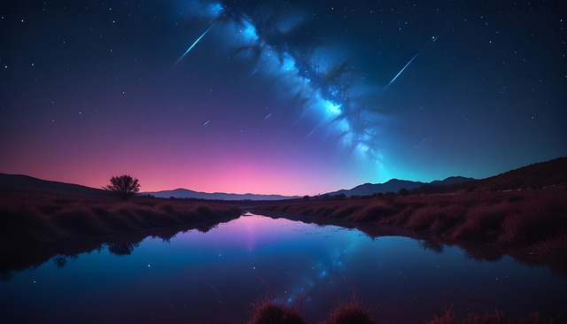 Free night sky digital art beautiful image illustration