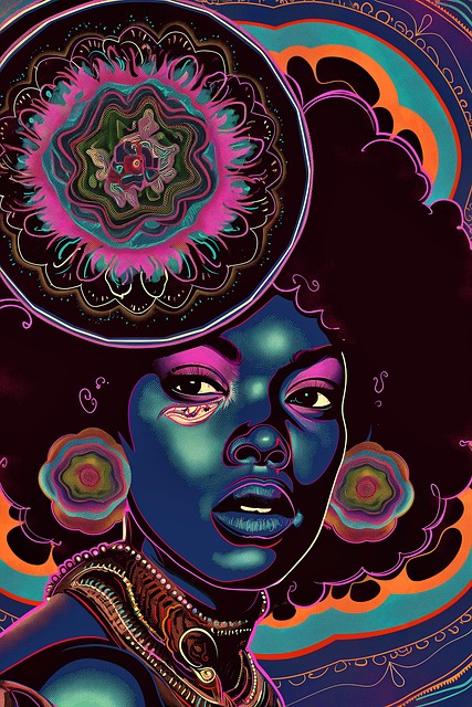 Ai Genereret, Kvinde, Retro, Pop, Afro