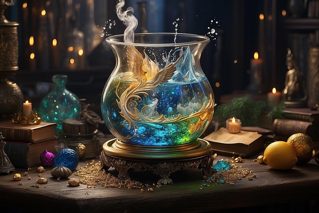 Download free HD stock image of Ai Generated Bowl Free ai generated bowl magic illustration
