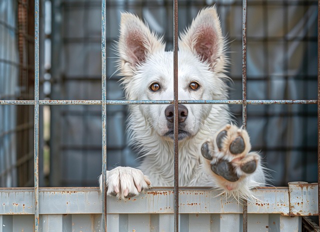 Download free HD stock image of Ai Generated Dog Free ai generated dog cage illustration