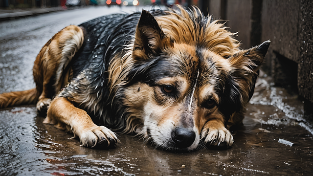 Free ai generated dog kraftlos illustration