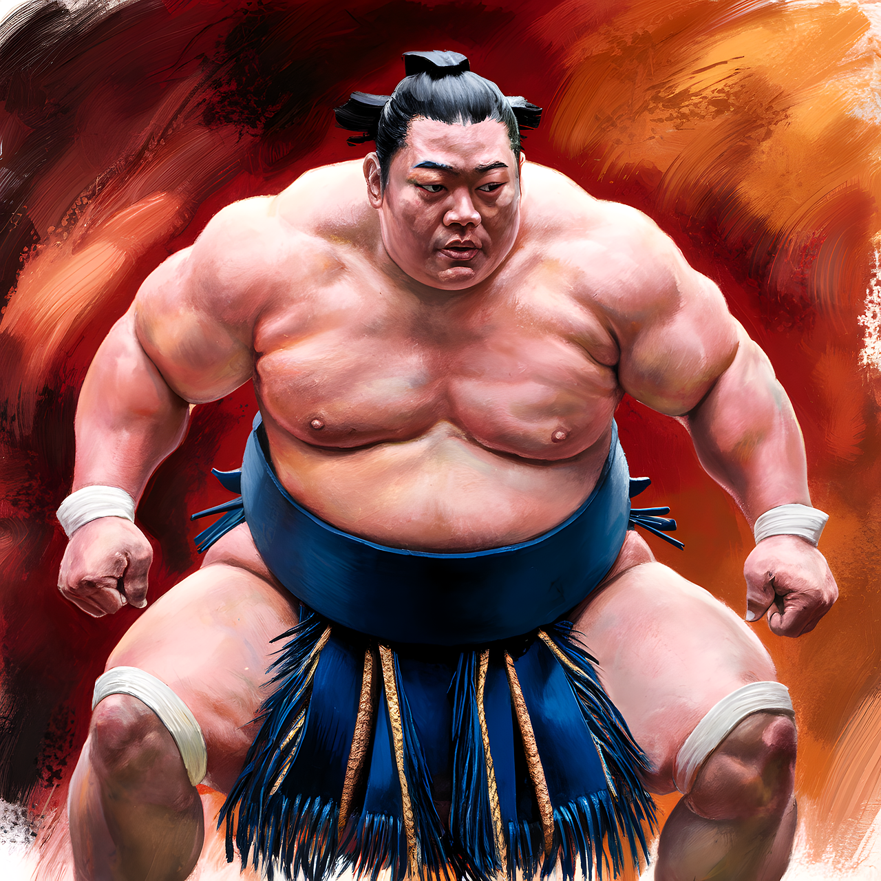 Sumo Portrait Download Piece, Image, Portrait. Royalty-Free Stock Illustration Image ...