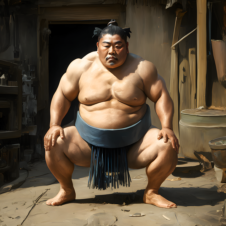 Sumo Portrait Download Piece, Image, Portrait. Royalty-Free Stock Illustration Image ...