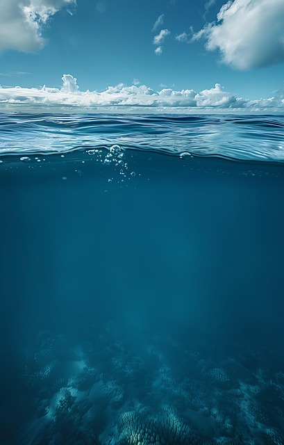 Download free HD stock image of Ai Generated Underwater Free ai generated underwater sea illustration