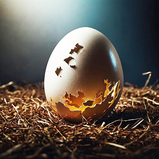 Free ai generated egg nest illustration