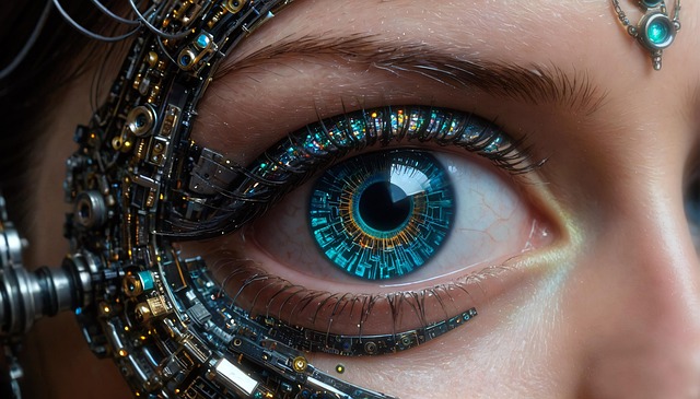 Download free HD stock image of Ai Generated Eye Free ai generated eye cybernetics illustration