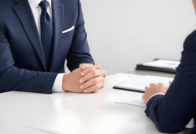 Free ai generated business interview illustration