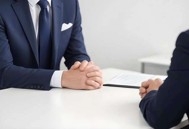 Free ai generated business interview illustration