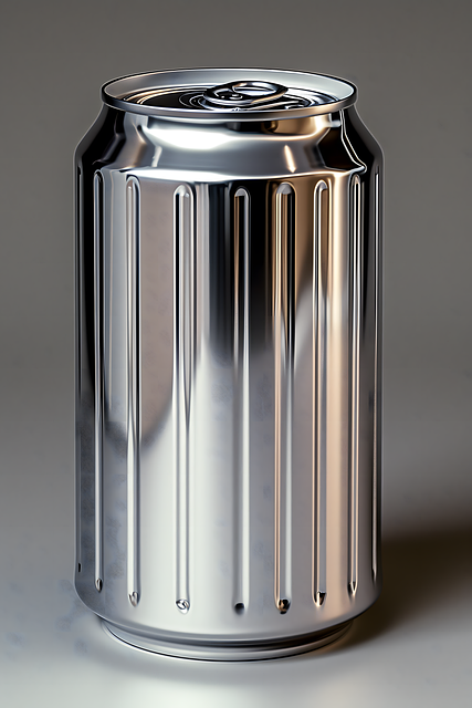 Free ai generated can soft drink illustration