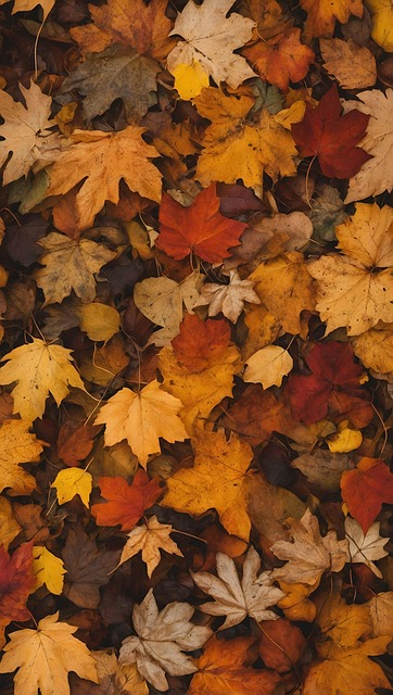 Free ai generated maple autumn illustration